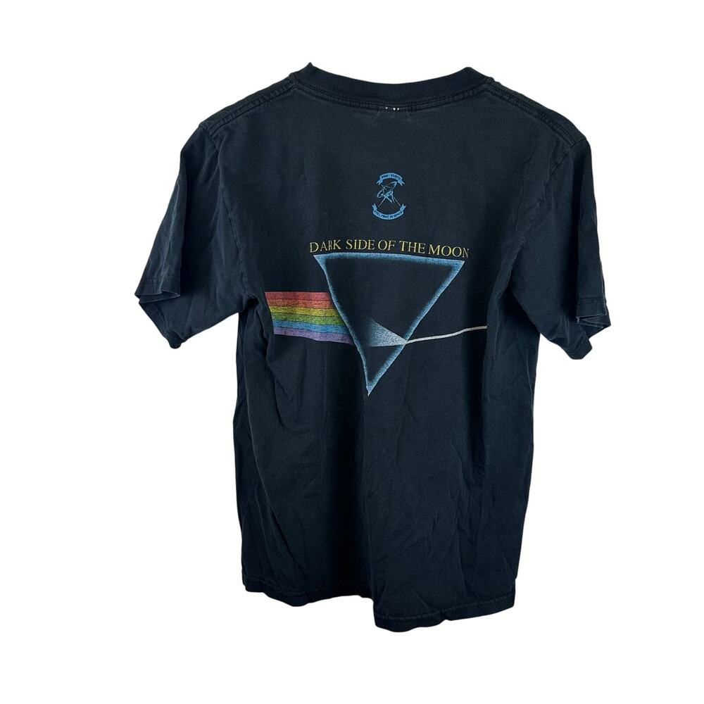 Vintage Pink Floyd Black Short Sleeve Band Tee Graphic Mens Size Small Lot of 2 - Picture 12 of 16